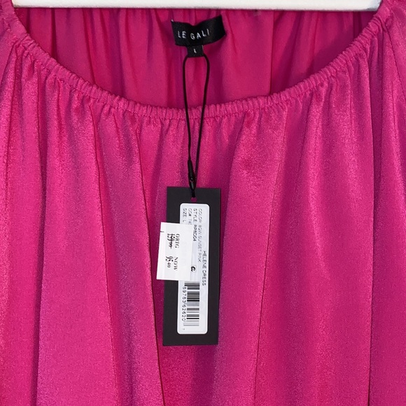 Bloomingdales Le Gali Hot Pink Off shoulder dress - Picture 4 of 4